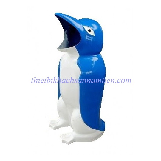 thùng rác chim cánh cụt