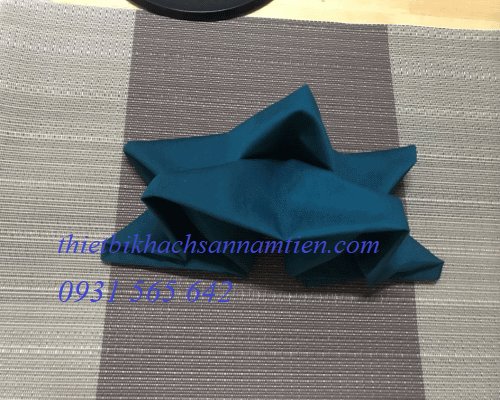 khăn ăn nhà hàng kaki cotton màu xanh navy