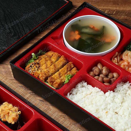 Hộp Cơm Bento Nhựa Cao Cấp(Có Chén) A9-62