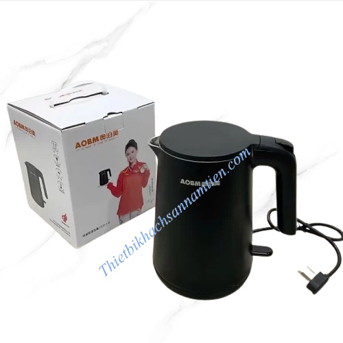 Ấm Đun Nước Siêu Tốc, Bình Nấu Nước Sôi Màu Đen