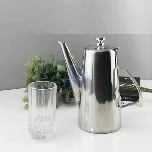 Ấm Inox Rót Sốt, Ấm Trà Đá, Ấm Cà Phê NT0605007