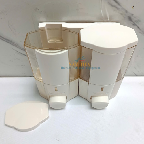 Bình Đựng Sữa Tắm, Dầu Gội, Nước Rửa Tay Xà Phòng Đôi Trắng NT0218071