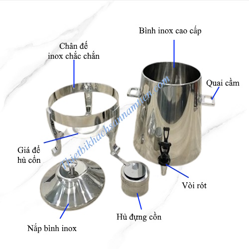 bình hâm cà phê inox NT0313007