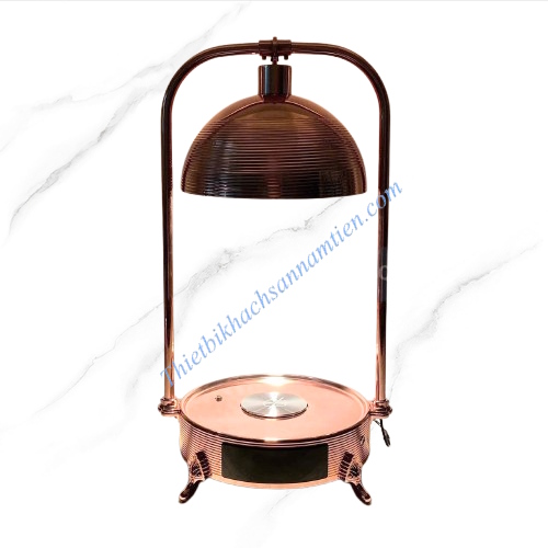 Bộ Đèn Hâm Nóng Thức Ăn Kèm Nồi Hâm Buffet Inox