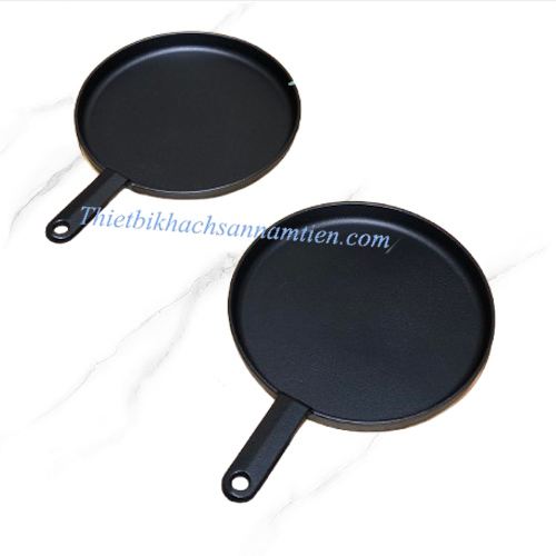 Chảo Gang Tròn 1 Tay Cầm Size 22CM