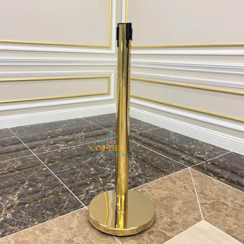 Cột Chắn Inox Dây Kéo Căng (Inox Vàng Dây Kéo 3m) NT0108042