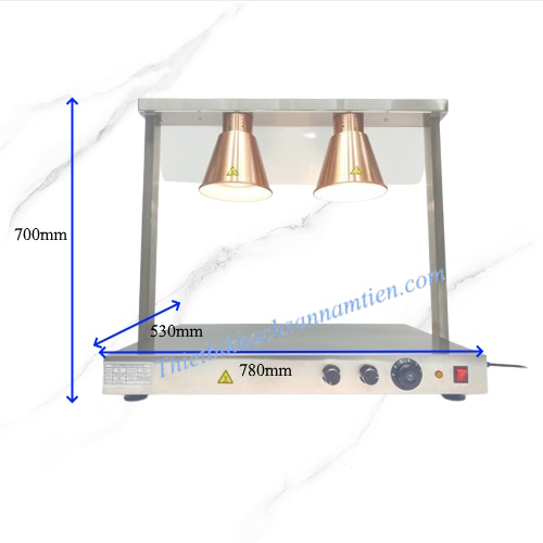 Đèm Hâm Nóng Thức Ăn 2 Bóng Đồng NT0303060