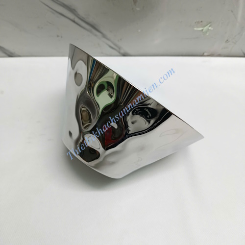 Dĩa Inox Tròn Trưng Bày Thức Ăn Size 16Cm