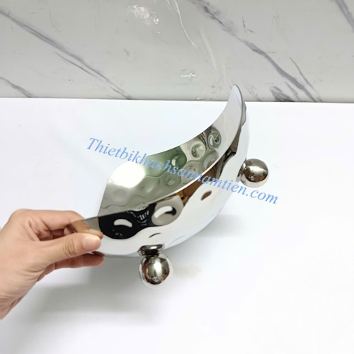 Dĩa Inox Trưng Bày Thức Ăn Tam Giác NT0310028