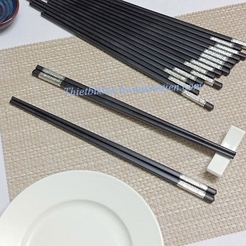 Đũa Nhựa Đen Cao Cấp Đầu Bọc Kim Loại NT0415013