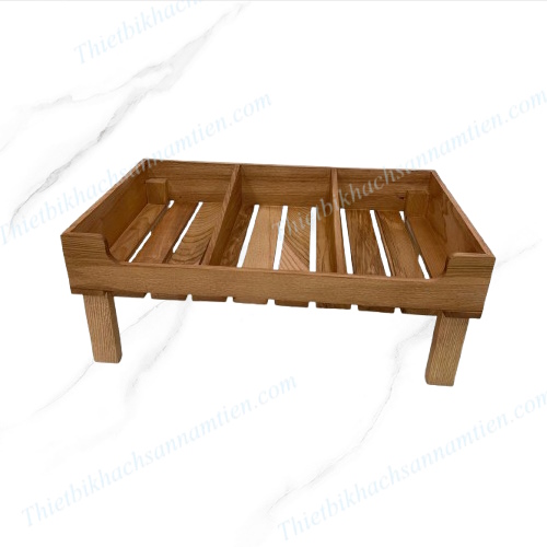 Kệ Gỗ Trưng Bày Bánh Mì, Trái Cây 1 Tầng