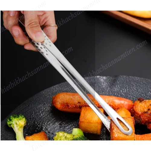 Kẹp Gắp Thức Ăn BBQ, Thịt Nướng Inox Cao Cấp NT0306009