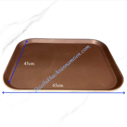 Khay Chống Trượt Sợi Thủy Tinh Chữ Nhật 45x65cm NT0603014