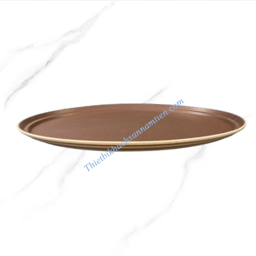 Khay Chống Trượt Sợi Thủy Tinh Oval 56x68cm NT0603019