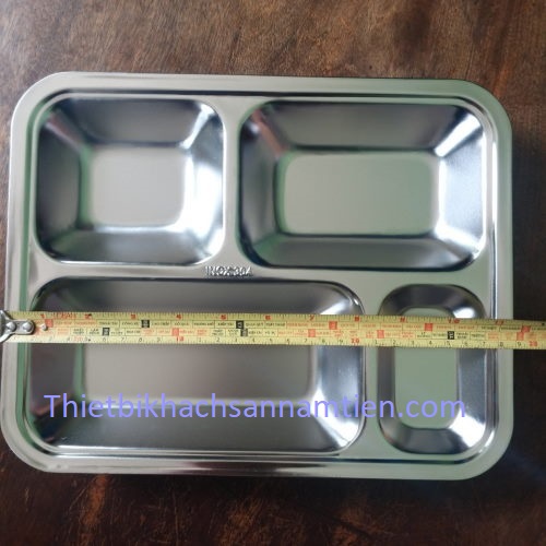 Khay Đựng Cơm Inox 4 Ngăn NTKC001