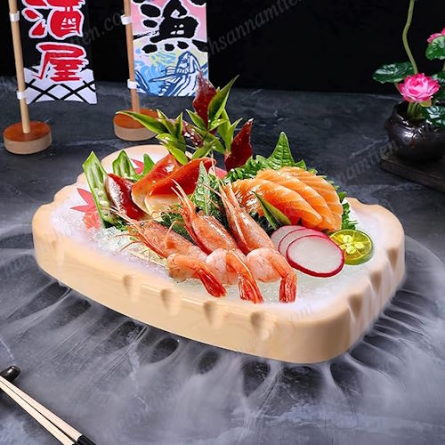 Khay Sushi, Sashimi Giả Vân Gỗ Chữ Nhật NT0318004