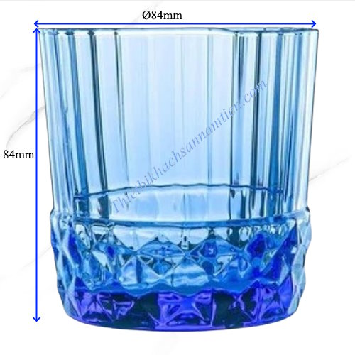 Ly Thủy Tinh Bormioli Rocco America 20s 30CL Màu Xanh 122156BAU