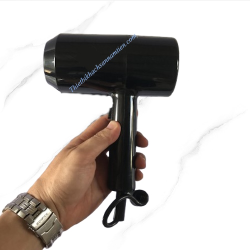 Máy Sấy Tóc Khách Sạn Gắn Tường Màu Đen NT0213115