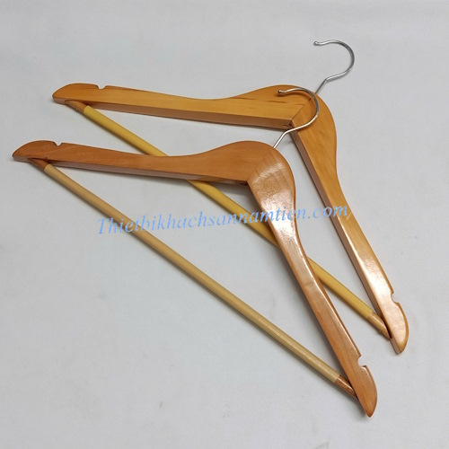Móc Quần Áo Gỗ 12mm Màu Gỗ Tự Nhiên NT0206128