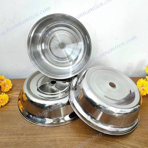 nắp chụp thức ăn inox tròn nt0311001