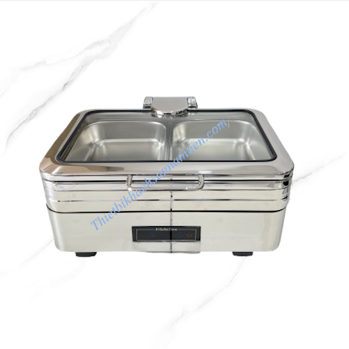 Nồi Hâm Buffet CN Inox 304 Bảng Điều Khiển Cảm Ứng Chân Thấp