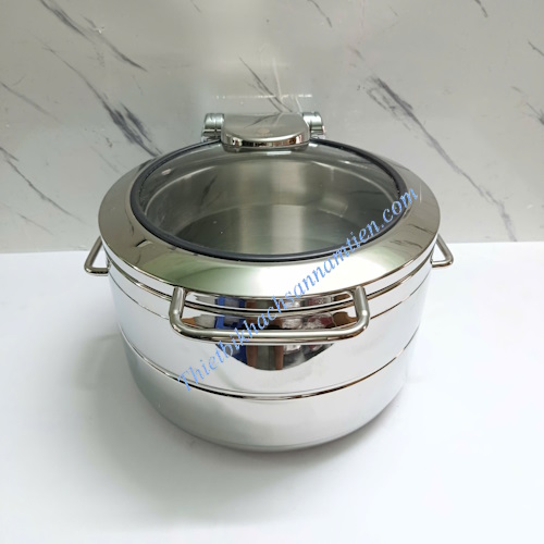 Nồi Hâm Soup Buffet Bếp Từ Nắp Kính NT0301046