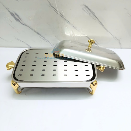 Nồi Hấp Cá Inox, Khay Hấp Cầy, Cá, Thịt, Hâm Buffet