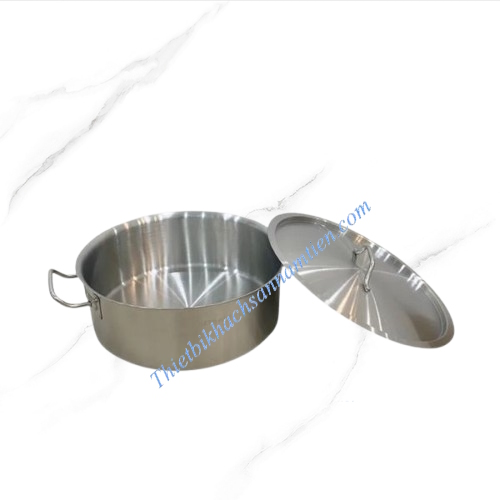 Nồi Inox 3 Đáy 2 Quai Ø200xH200mm NT0702019