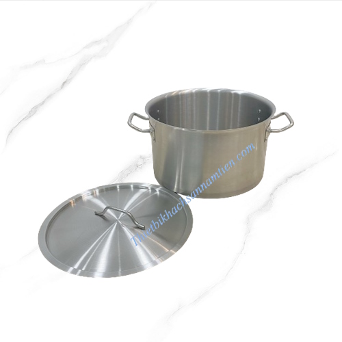 Nồi Inox 3 Đáy Thân Thấp 1,9 Lít 2 Quai NT0702030 (Ø160xH95mm)