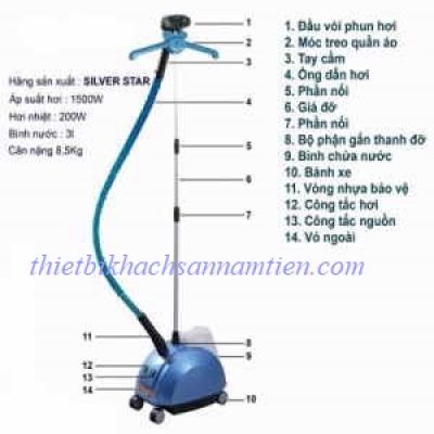 Bàn Ủi Hơi Nước Đứng NT0210200