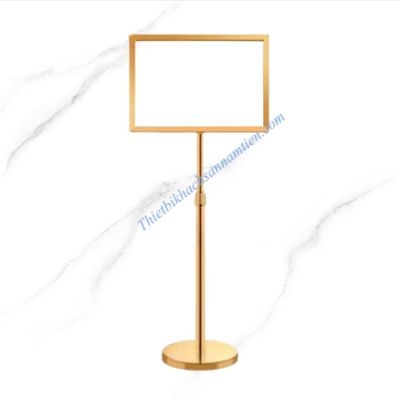 Bảng Thông Tin, Chỉ Dẫn 2 Mặt A3 Tăng Giảm Chiều Cao Mạ Vàng NT0107064