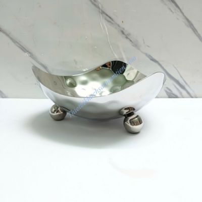 Dĩa Inox Trưng Bày Thức Ăn Tam Giác NT0310028