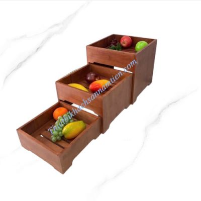 Giá Kệ Buffet 3 Tầng Gỗ Tự Nhiên Cao Cấp NT0309162