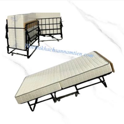 Giường Phụ Extra Bed Gấp Gọn Khách Sạn Nệm Mút 20cm NT0208015