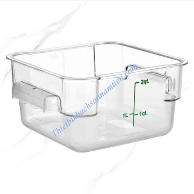 Hộp Nhựa PC Lưu Trữ Thực Phẩm Cao Cấp 2L