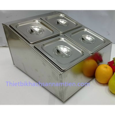 Kệ Đựng Gia Vị  Buffet 4 Ngăn Inox NT0309052