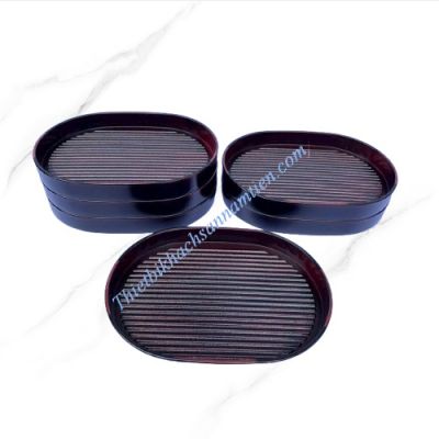 Khay Sushi, Khay Thịt Oval Nhật Size 26 *20.6cm NT0318006