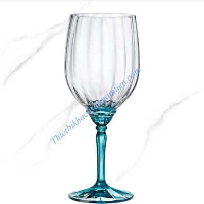 Ly Rượu Thủy Tinh Bormioli Rocco Florian 535ml  Màu Xanh 199419BCG