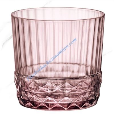 Ly Thủy Tinh Bormioli Rocco America 20s 30CL Màu Hồng 122157BAU
