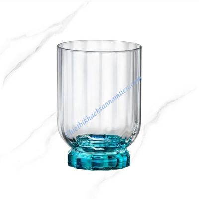 Ly Thủy Tinh Bormioli Rocco Florian 300ml  Màu Xanh 199424BCG