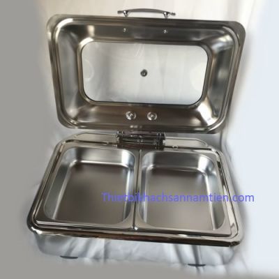 Nồi Buffet Điện Chữ Nhật Kiểu Mới