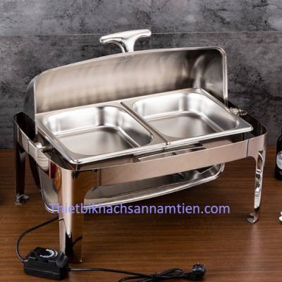 Nồi Hâm Buffet Chữ Nhật 2 Ngăn
