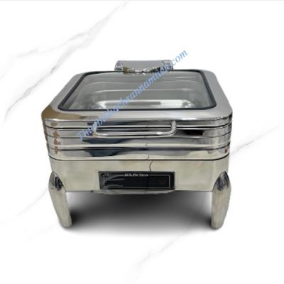 Nồi Hâm Buffet Điện Inox 304 Vuông Điều Khiển Cảm Ứng Chân Cong