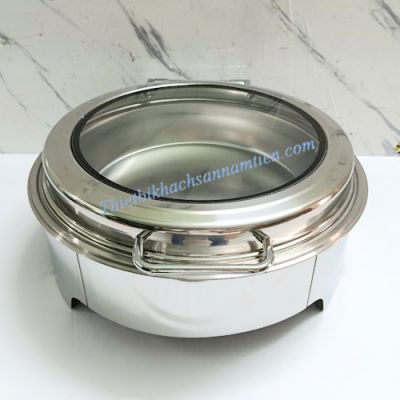 Nồi Hâm Buffet Điện Tròn Nắp Kính NT0301153
