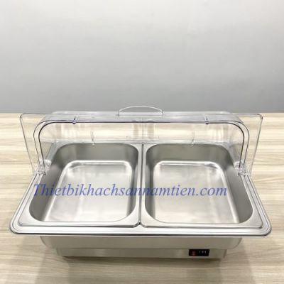 Nồi Buffet Điện Nắp PC 2 Ngăn