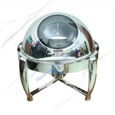 Nồi Hâm Soup Buffet Tròn Nắp Kính Mở 180 Độ Cao Cấp NT0315022