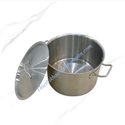 Nồi Inox 2 Đáy Thân Thấp 2,8 Lít NT0702031 (Ø180xH110mm)