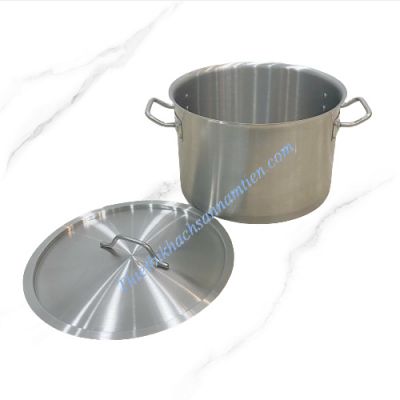 Nồi Inox 2 Đáy Thấp 2 Quai NT0702033 (Ø220x(H)130mm)