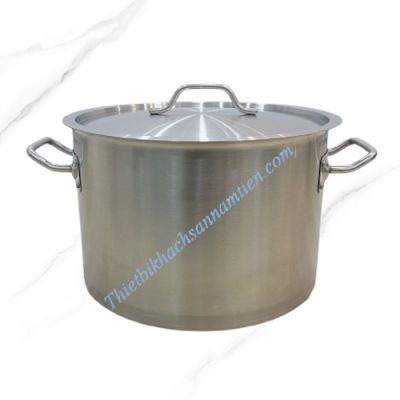 Nồi Inox 3 Đáy 2 Quai Thân Cao 34 Lít  NT0702024 [Ø350xH350]