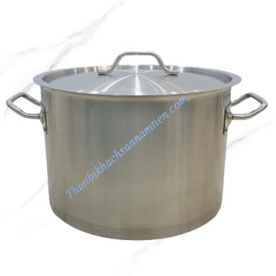 Nồi Inox 3 Đáy Thân Thấp 14 Lít 2 Quai NT0702038 (Ø300xH200mm)